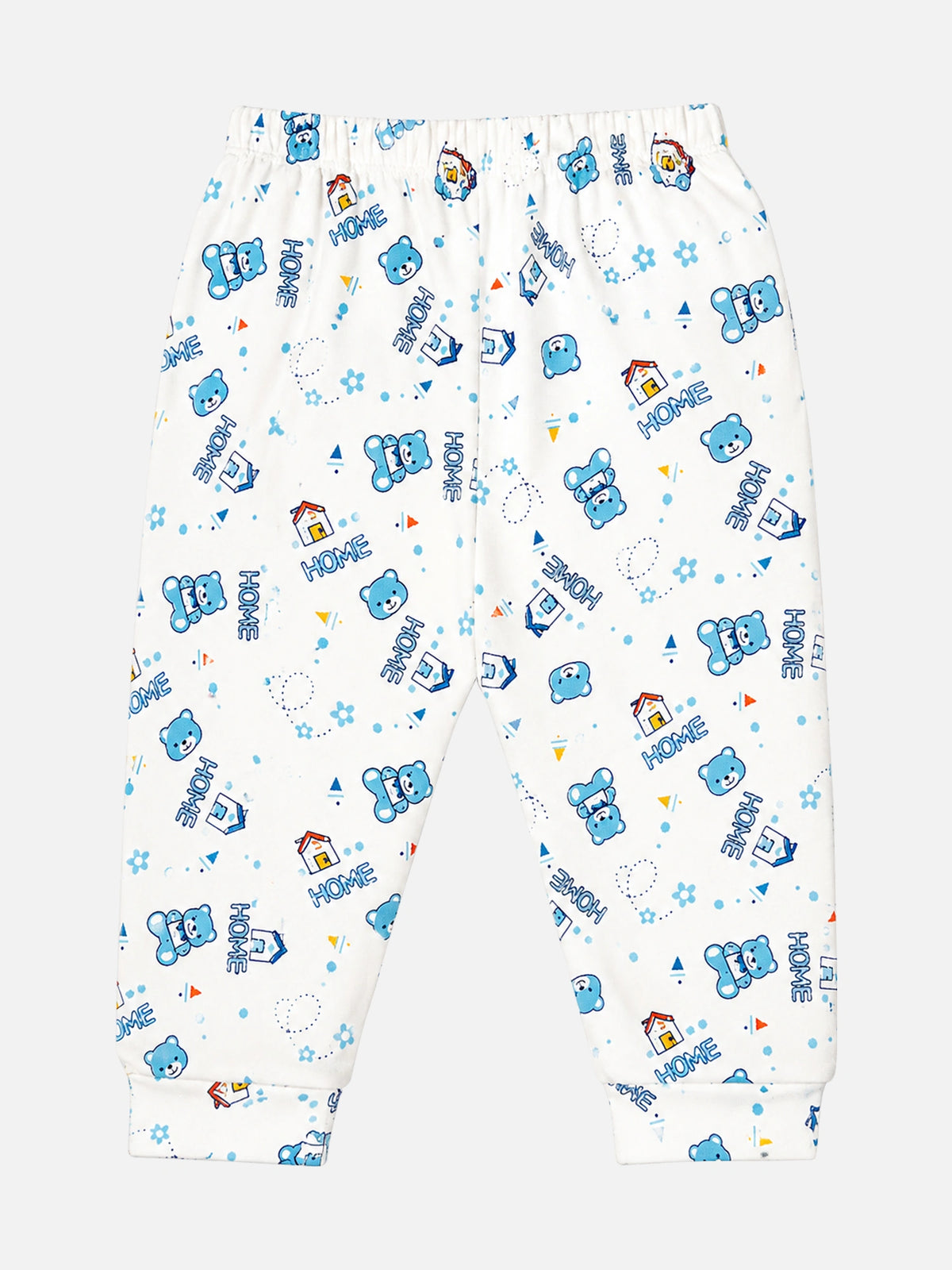 Unisex Baby Cotton Printed Top and Pyjama Set with Soft Comfort, Coordinated Nightwear Style and Everyday Ease