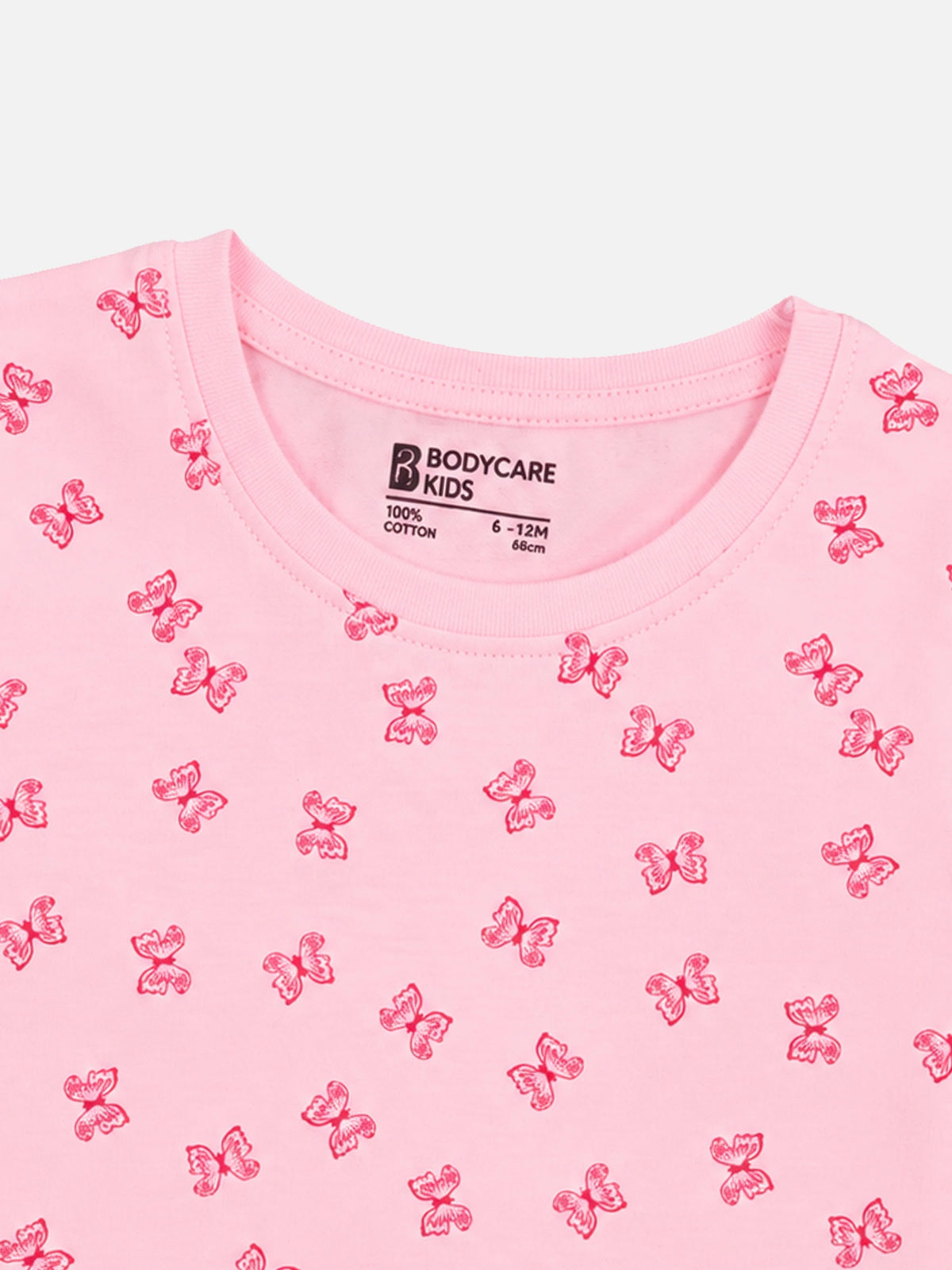 Baby Girls Antiviral 100% Cotton T-Shirt for Comfortable Regular Use and Everyday Casual Wear Essentials