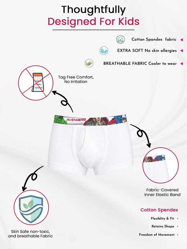 Baby Boys Cotton Spandex Brief with Lycra Waistband for Flexible Innerwear Comfort and Secure Fit - Pack of 6