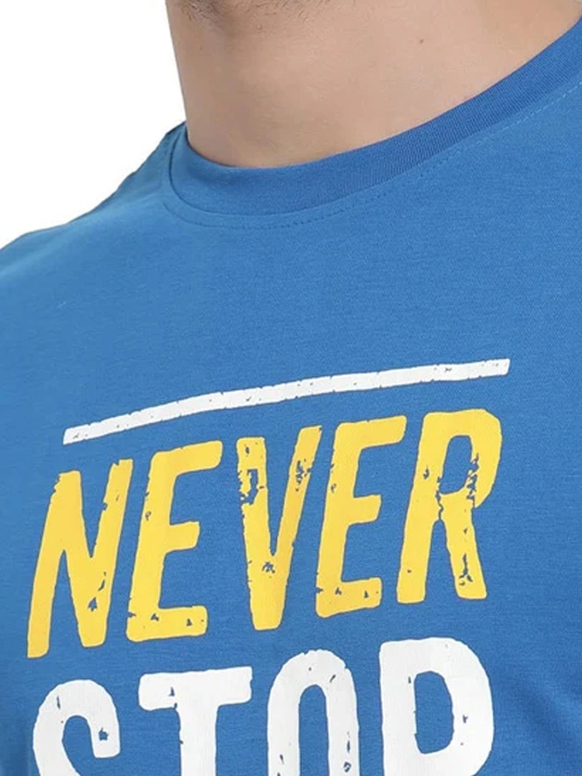 Men T-Shirt Round Neck Half Sleeves with Casual Everyday Styling for Easy Pairing and Layering Comfort