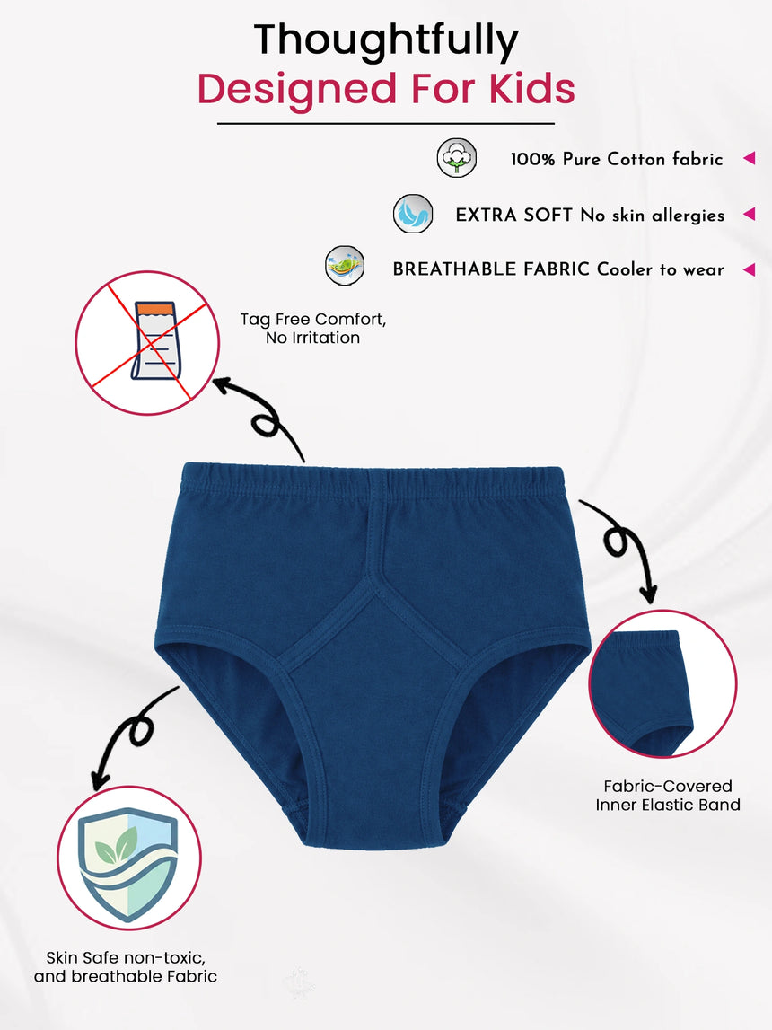 Baby Boys Spiderman Brief Inner Elastic Pack of 6 - Bodycare