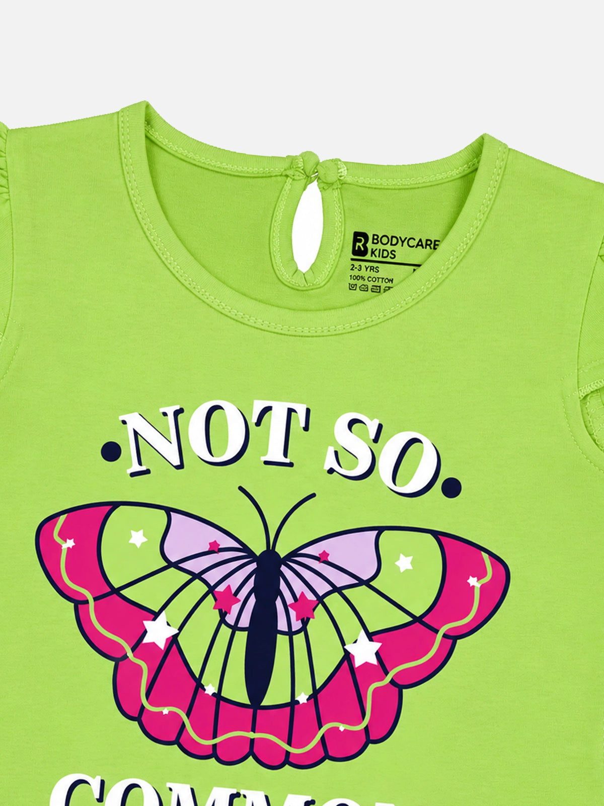 Baby Girls Round Neck Half Sleeve T-Shirt for Casual Dressing, Easy Movement and Regular Wardrobe Use - Pack of 1