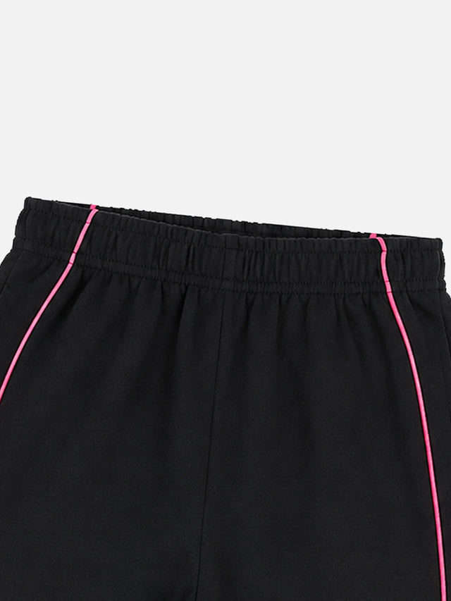 Girls 100% Cotton Solid Track Pant with Side Pockets and Regular Fit Jogger Styling for Comfortable Kids Activewear