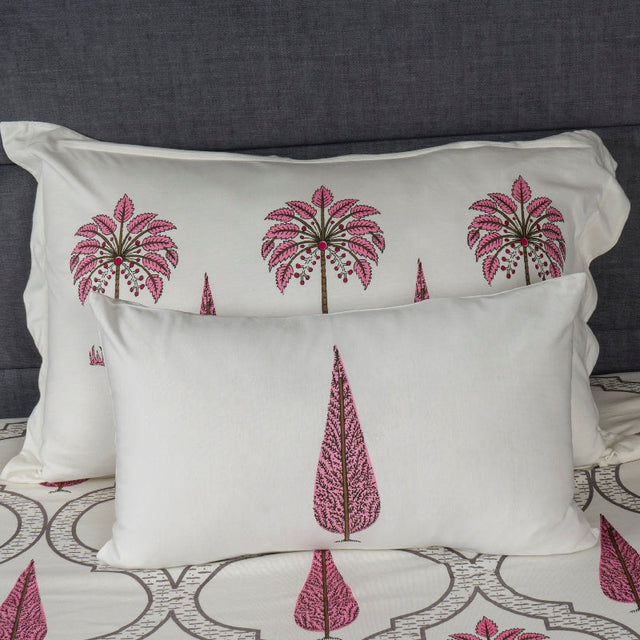 King Size Hosiery Fitted Bedsheet Botanical Print - Bodycare