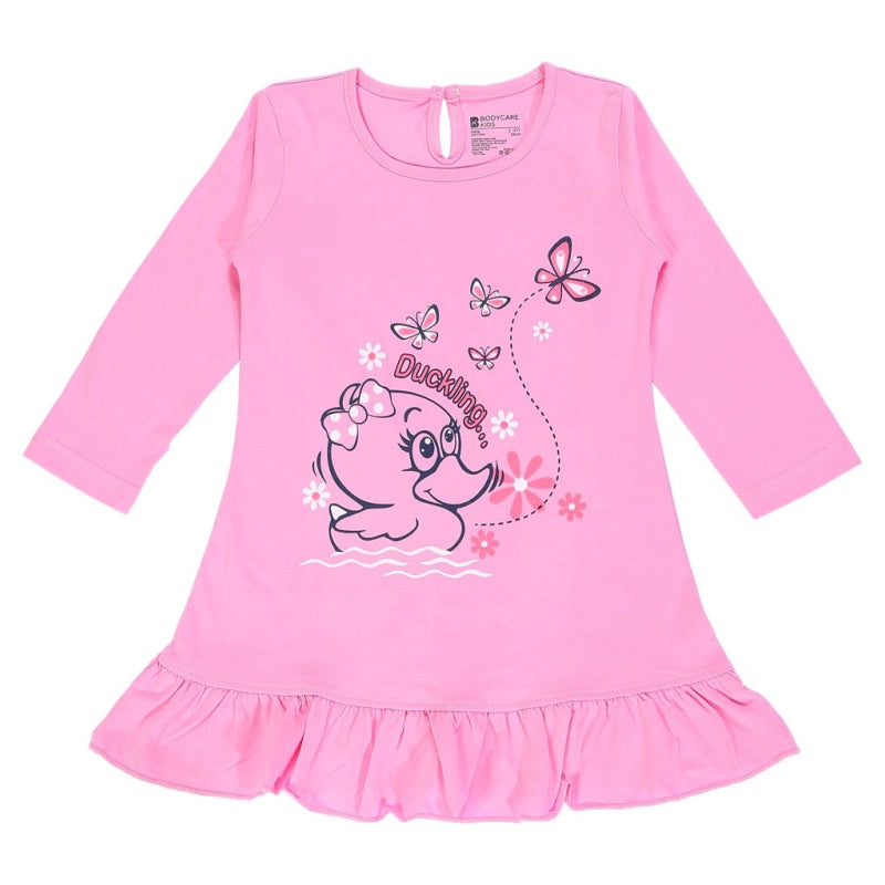 Bodycare Girls Cotton Frock Kanthi Open Full Sleeves