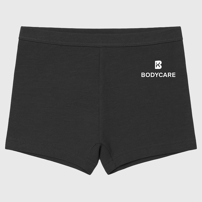 Bodycare Girls Boyshorts Solid Black & Purple Pack Of 2