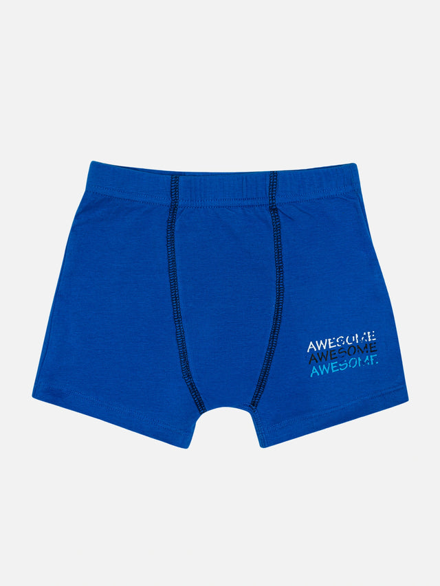 Boys 100% Cotton Trunk Inner Elastic Pack of 3 - Bodycare