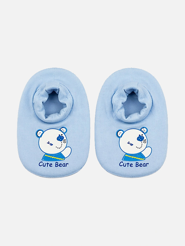 Baby Booties for Regular Baby Care, Gentle Foot Coverage and Everyday Wardrobe Essentials - Pack of 3
