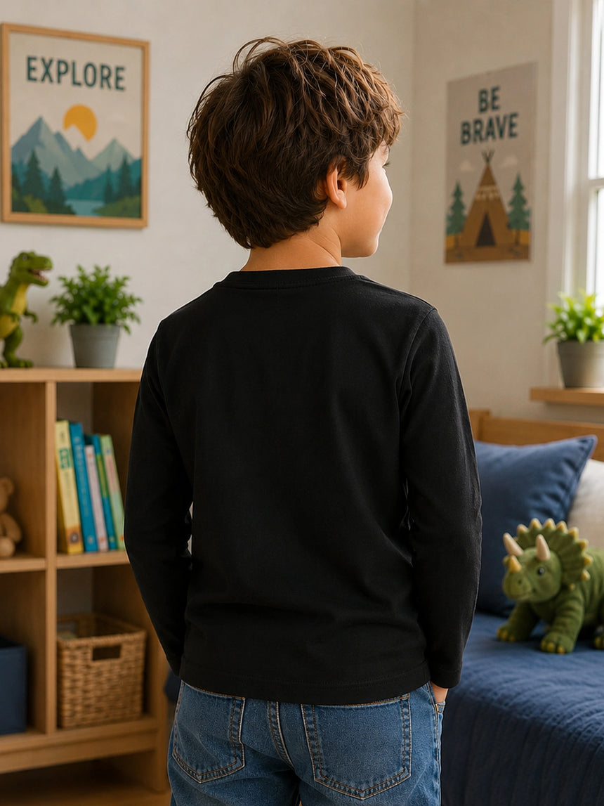 Boys T-Shirt Round Neck Full Sleeves