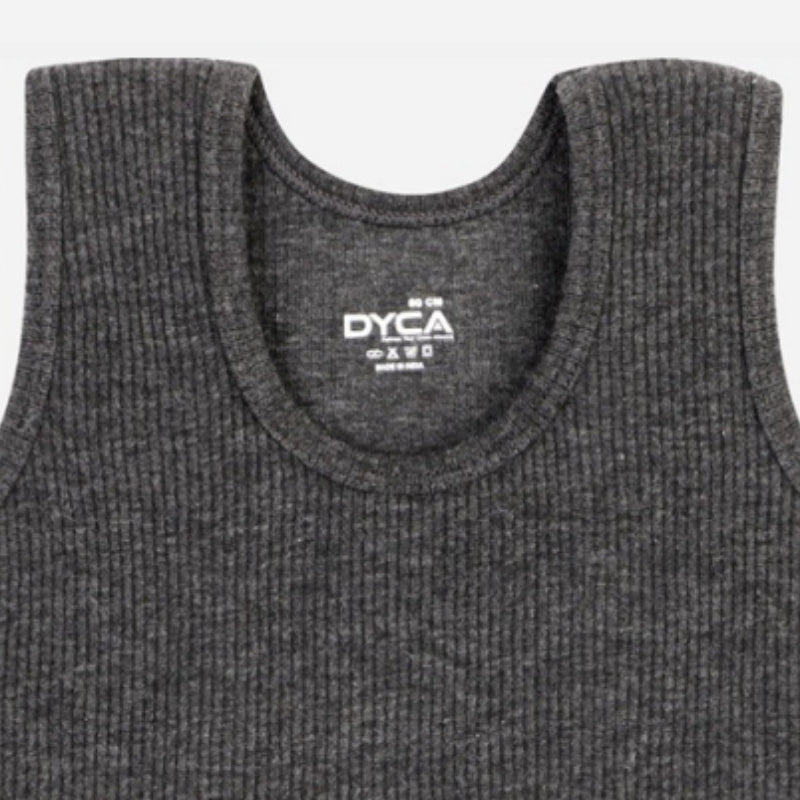 DYCA Unisex Round Neck Sleeveless Thermal Top Pack Of 2