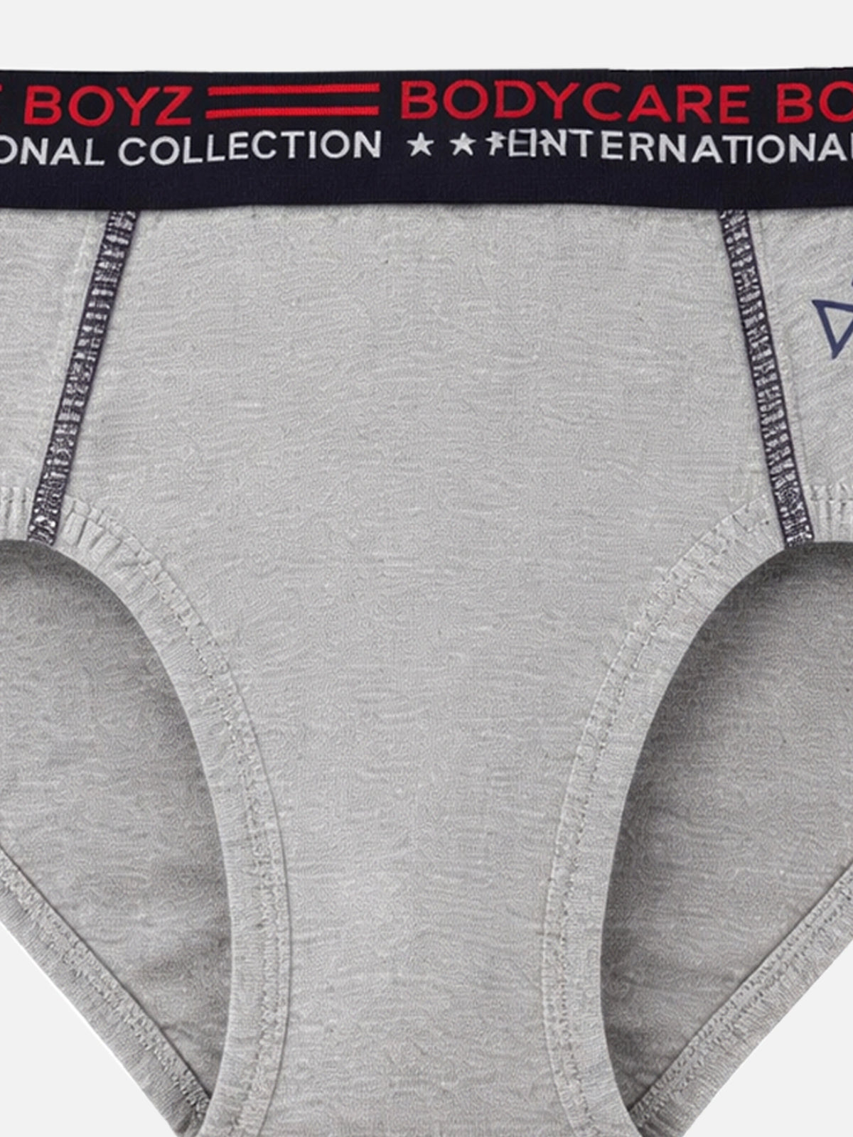 Boys Cotton Spandex Innerwear Briefs with Top Elastic, Stretchable Waistband and Comfortable Support - Pack of 2