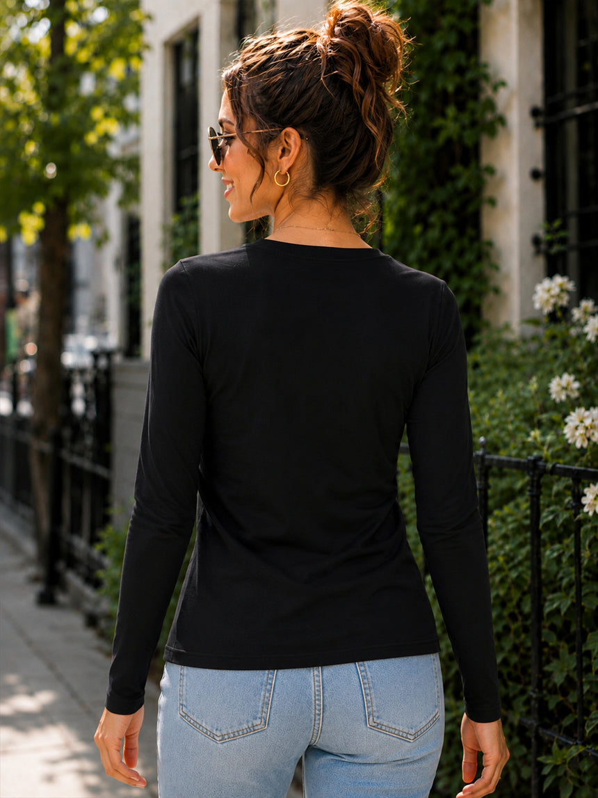 Women 100% Cotton T-Shirt Round Neck