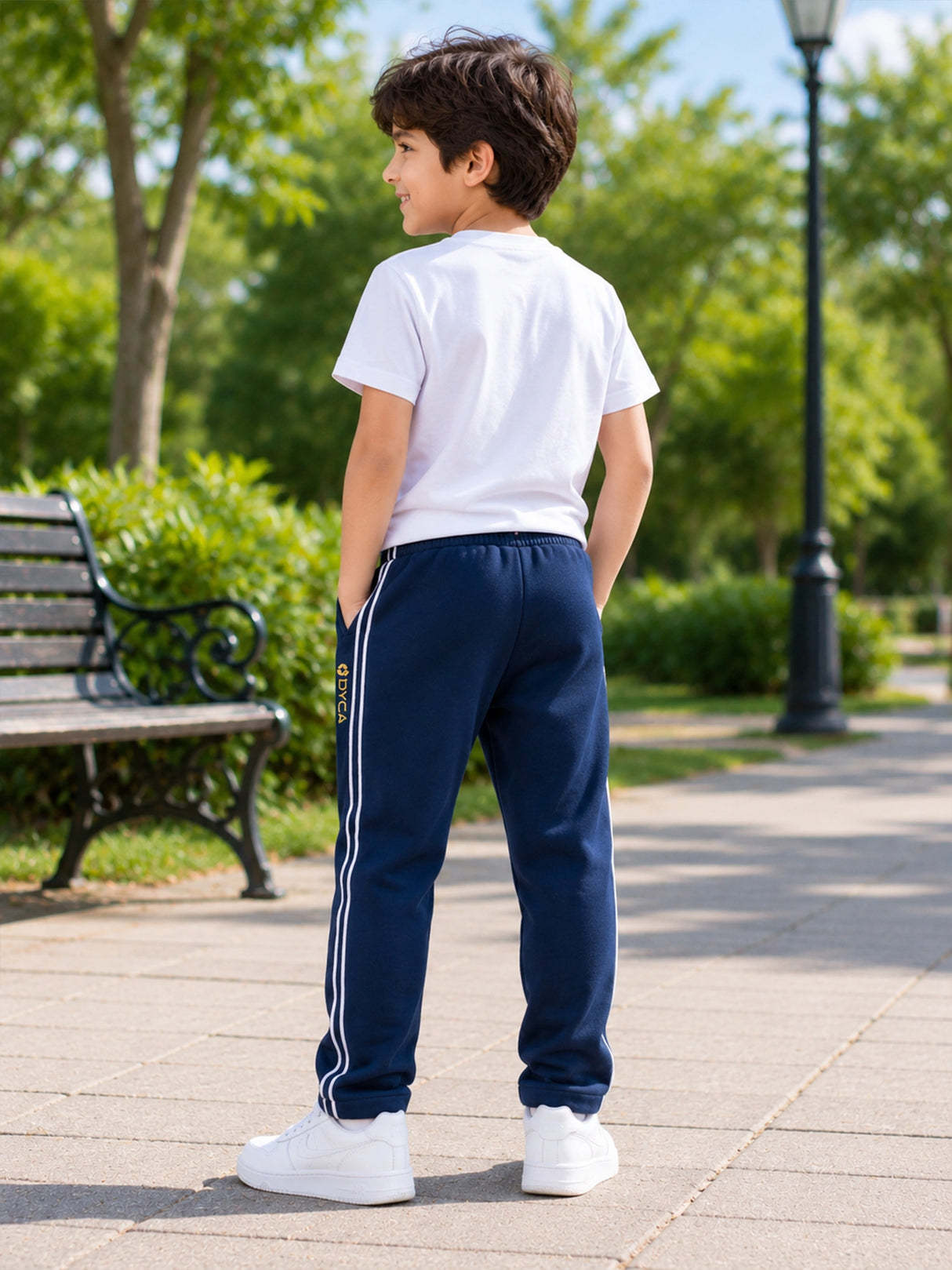 Boys Cotton Track Pant with Regular Fit for Casual Wear, Active Movement and Everyday Lounge Comfort