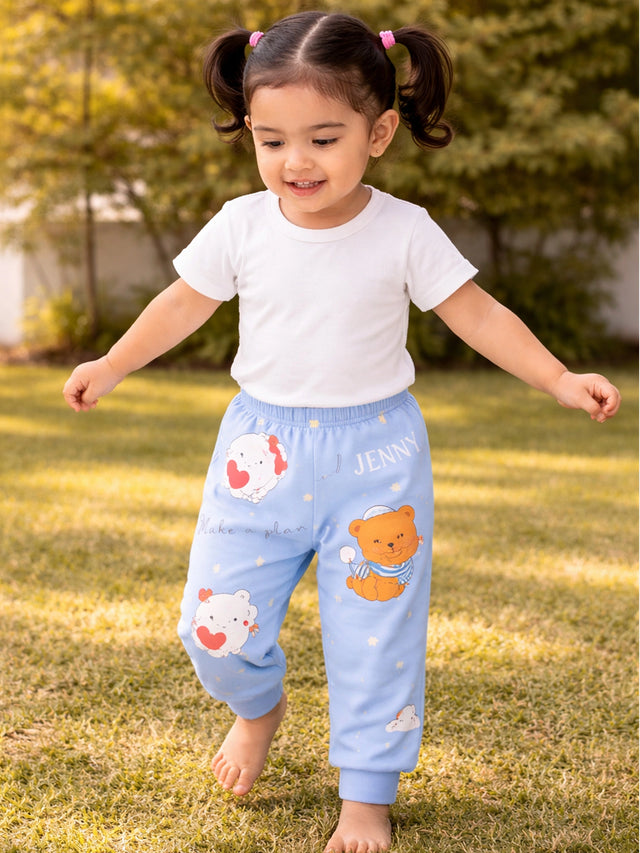 Unisex Cotton Pyjama with Inner Elastic for Sleepwear Comfort, Easy Movement and Everyday Printed Nightwear