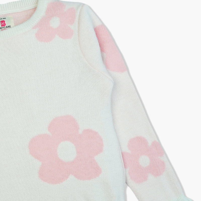 Girls Sweater Round Neck Full Sleeves - Bodycare