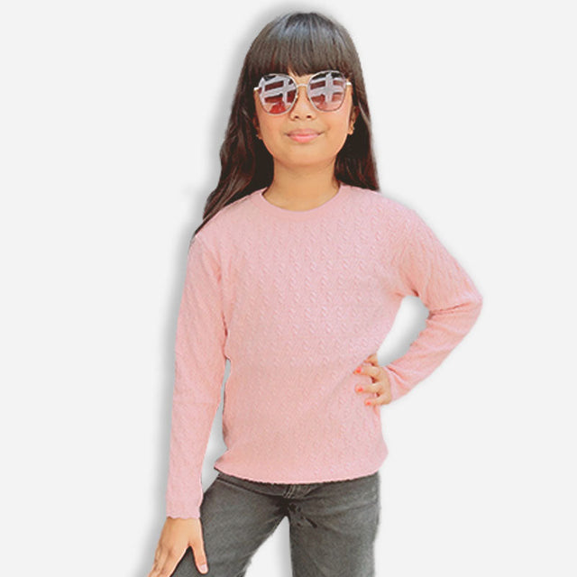 Girls Sweater Round Neck Full Sleeves - Bodycare