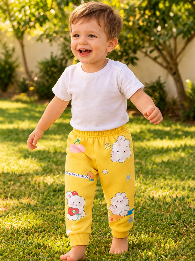 Unisex Cotton Pyjama with Inner Elastic for Sleepwear Comfort, Easy Movement and Printed Nightwear Daily Use