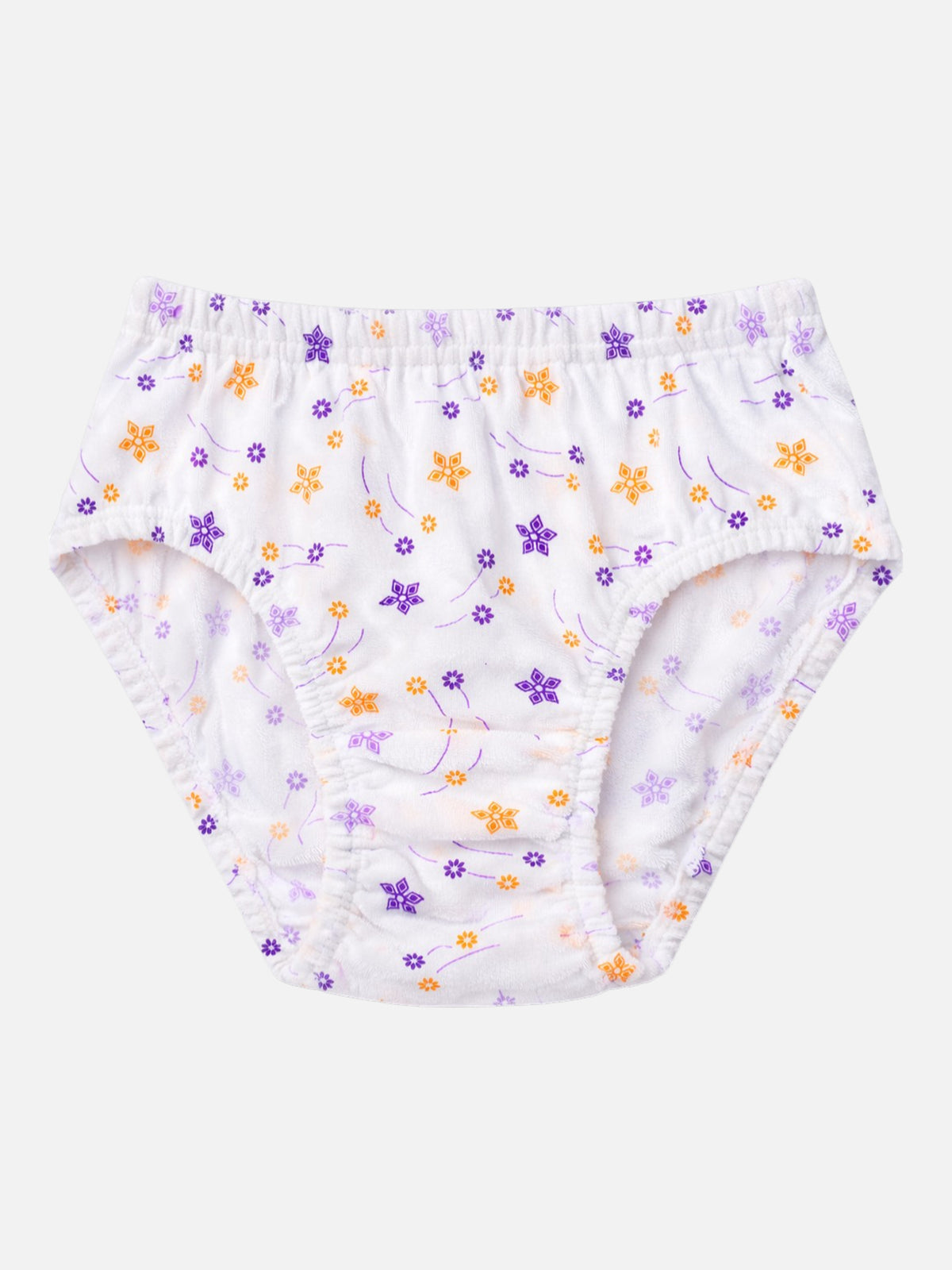 Girls Cotton Hipster Panty Underwear with Inner Elastic for Comfortable Daily Wear and Easy Movement - Pack of 3