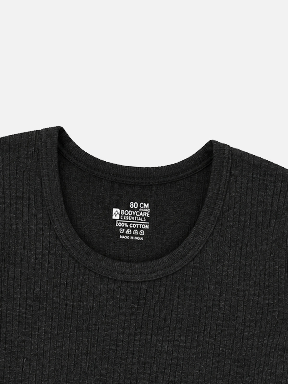 Unisex Antibacterial Thermal Top with Round Neck and Full Sleeves for Winter Base Layering and Cold-Weather Comfort