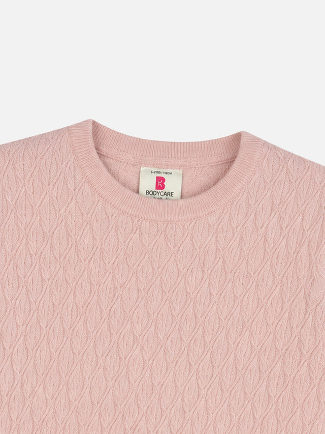Girls Round Neck Full Sleeves Sweater with Comfortable Winter Wear Styling, Smart Casual Use and Easy Comfort