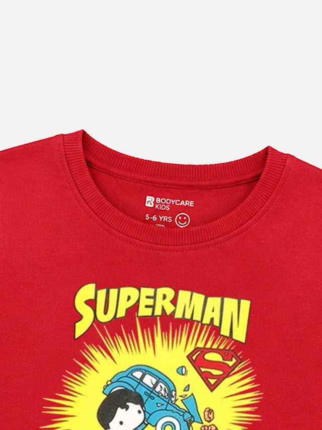 Baby Boys Printed Round Neck Full Sleeve Sweatshirt for Everyday Casual Wear, Comfortable Styling and Easy Movement