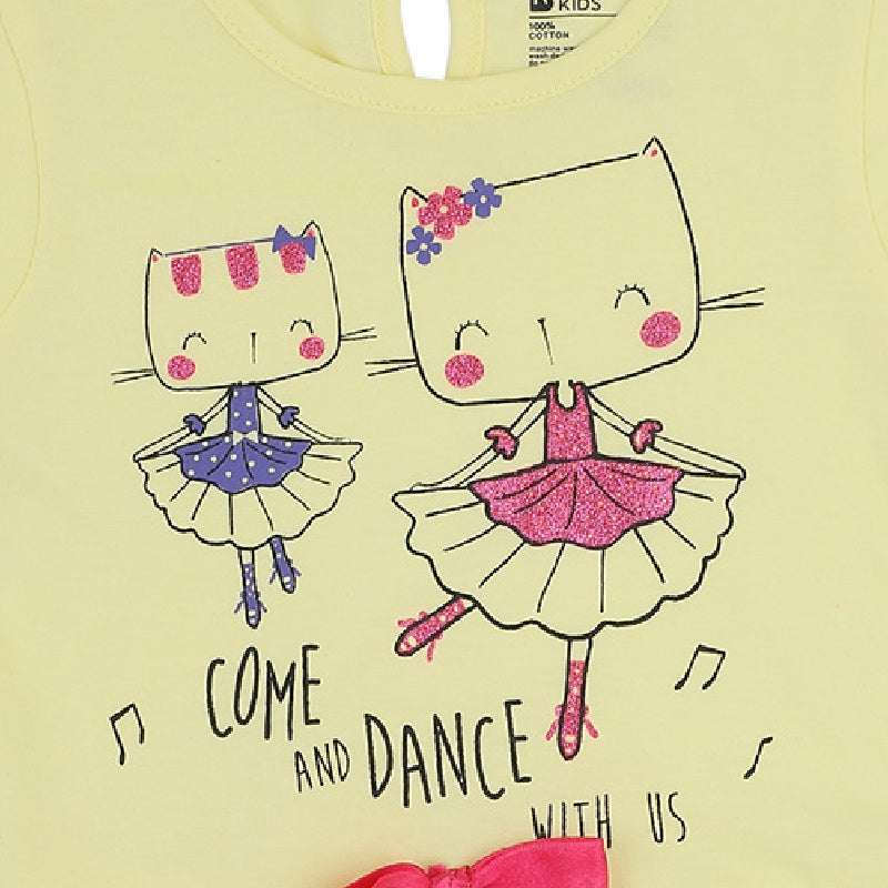 Bodycare Girls Cotton Half Sleeves Round Neck Frock