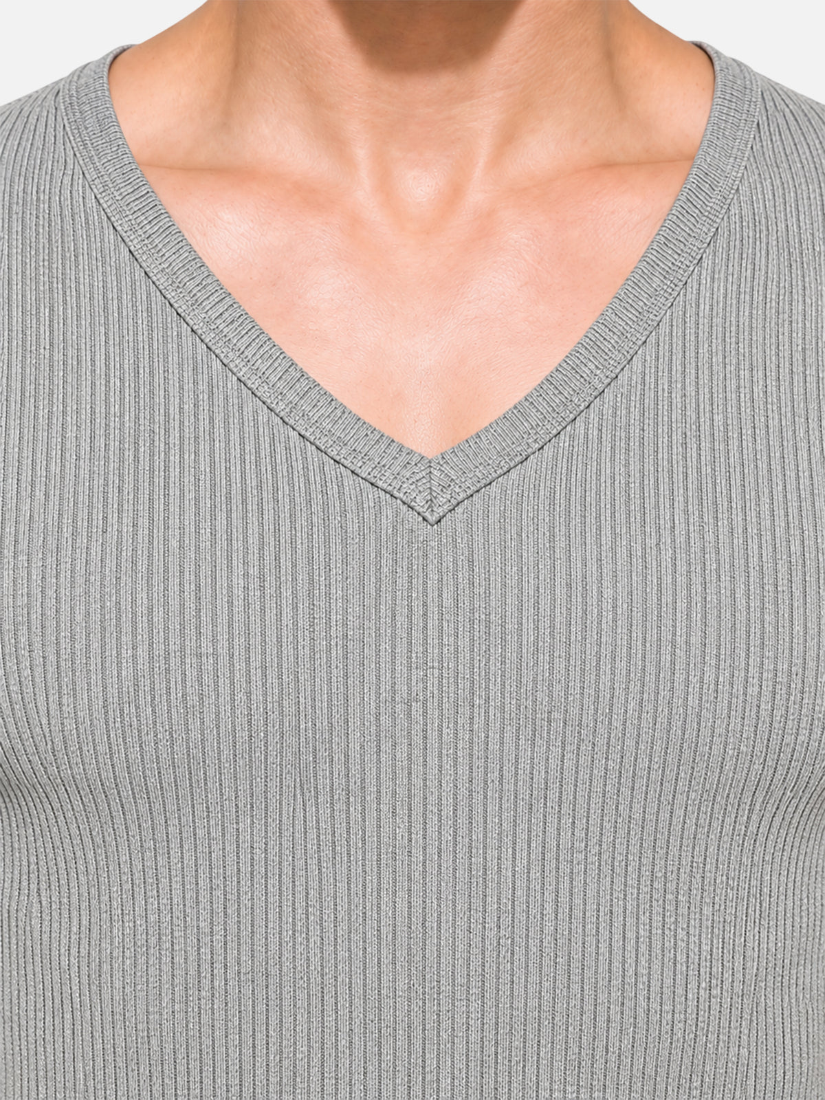 Men Antibacterial Thermal Top with V Neck and Full Sleeves for Winter Base Layering and Cold-Weather Comfort Essentials