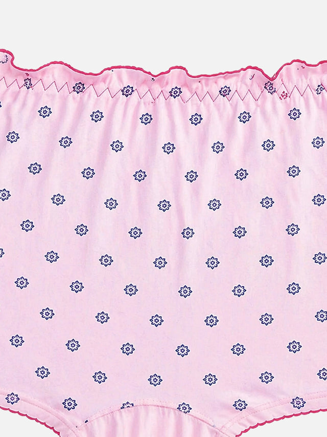 Girls Cotton Bloomer Innerwear for Everyday Comfort, Easy Movement and Regular Wardrobe Use - Pack of 3