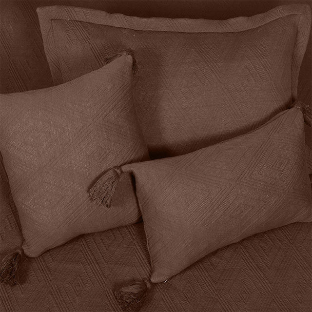King Size Cotton Jersey Bedcover Heritage Diamond - Bodycare