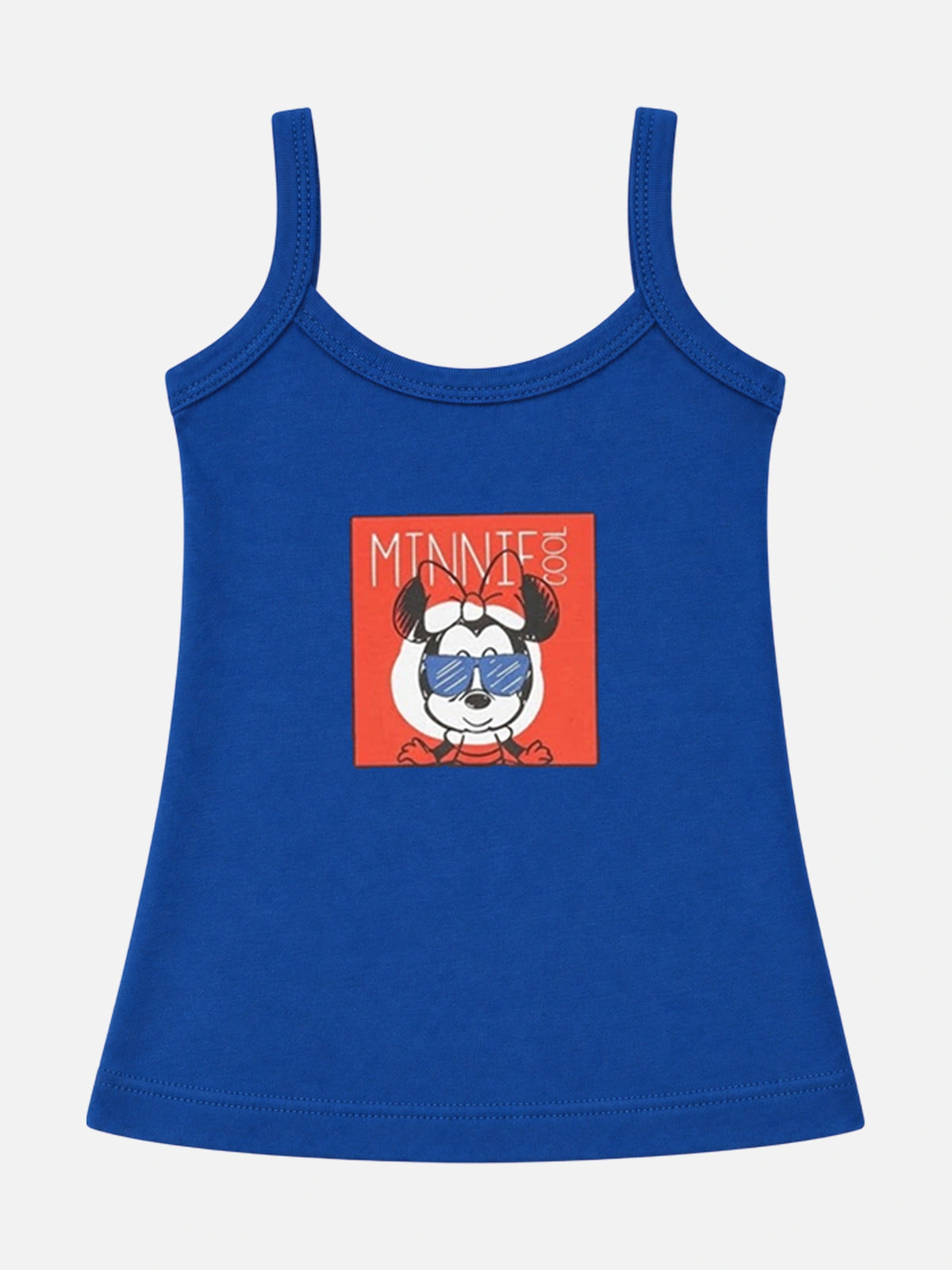 Baby Girls Minnie & Friends 100% Cotton Round Neck Sleeveless Camisole for Everyday Innerwear - Pack of 5