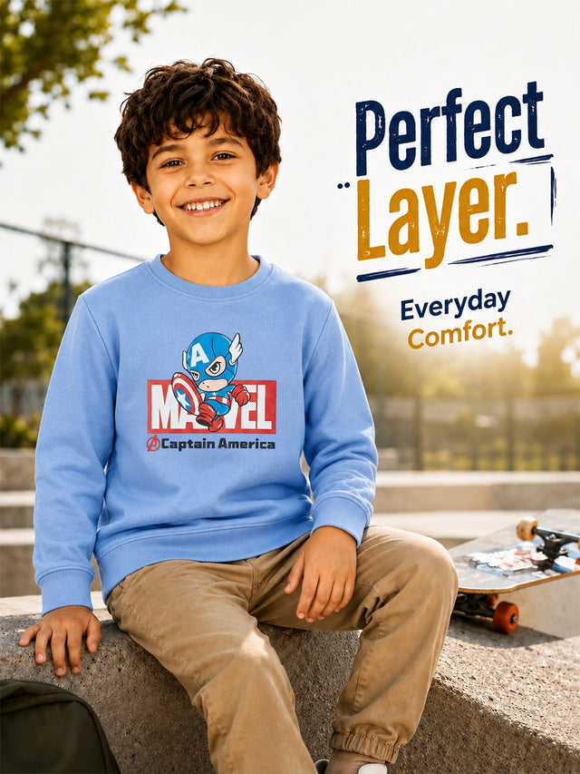Boys Sweatshirt for Everyday Casual Wear, Warm Layering Comfort and Practical Wardrobe Essentials for Daily Use