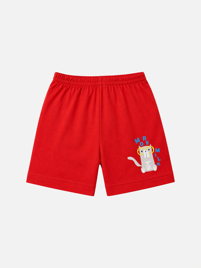 Baby 100% Cotton Front Open Half Sleeves Short Suit for Everyday Comfort, Easy Dressing and Regular Wear