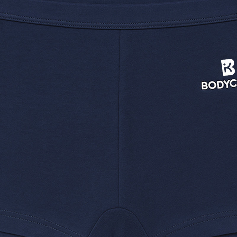 Bodycare Girls Boyshorts Solid Navy & Brown Pack Of 2