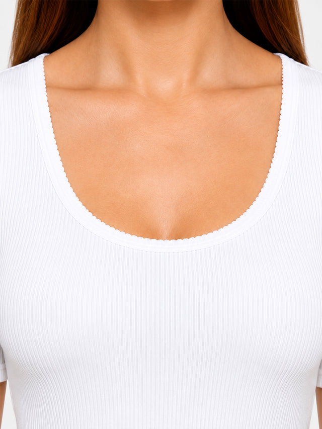Women Antibacterial Thermal Top with Round Neck and Half Sleeves for Winter Layering and Cold-Weather Comfort - Pack of 1
