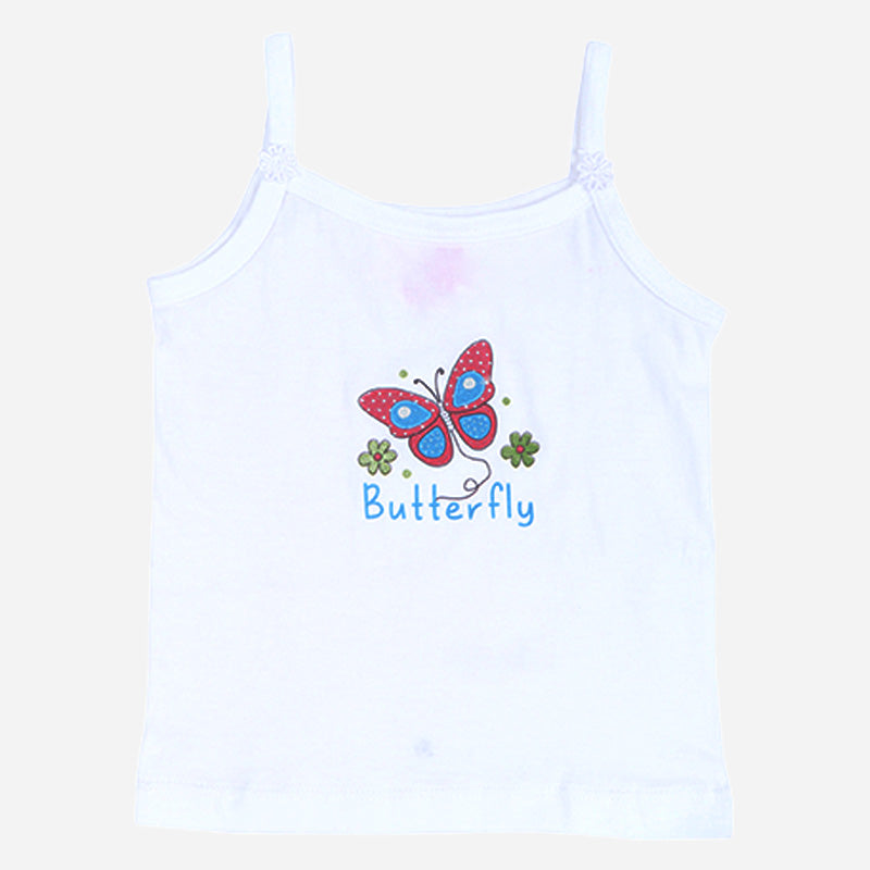 Girls Vest Dori Neck Sleeveless Pack of 4 - Bodycare