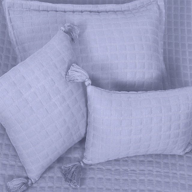 King Size Cotton Jersey Bedcover Geometric Quilted - Bodycare