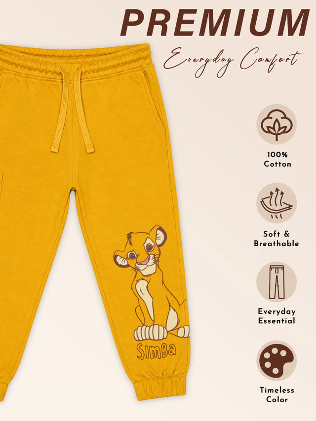 Boys Printed Cotton Track Pant with Regular Fit for Casual Wear, Sports Use, Easy Movement and Everyday Comfort