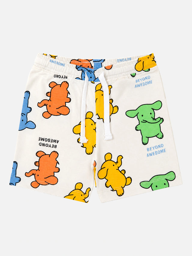 Baby Boys Cotton T-Shirt and Half Pant Set with Regular Fit for Summer Casual Wear and Playtime - Pack of 1
