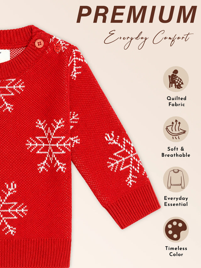 Boys Soft Cotton Blend Sweater for Winter Wear, Warm Comfort, Everyday Outfits and Regular Wardrobe Use