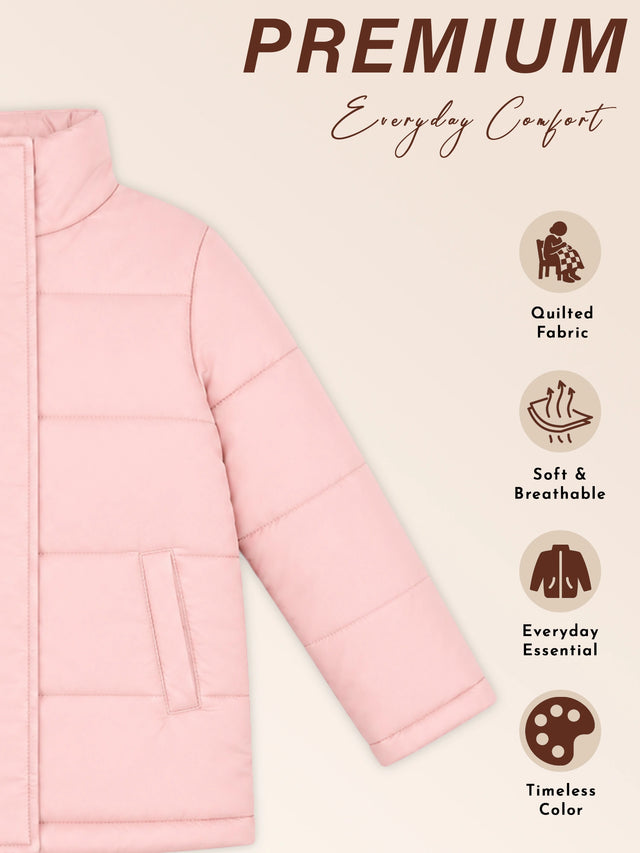 Girls Jacket for Winter Wear, Casual Comfort, Easy Layering, Regular Outfits and Wardrobe Essentials
