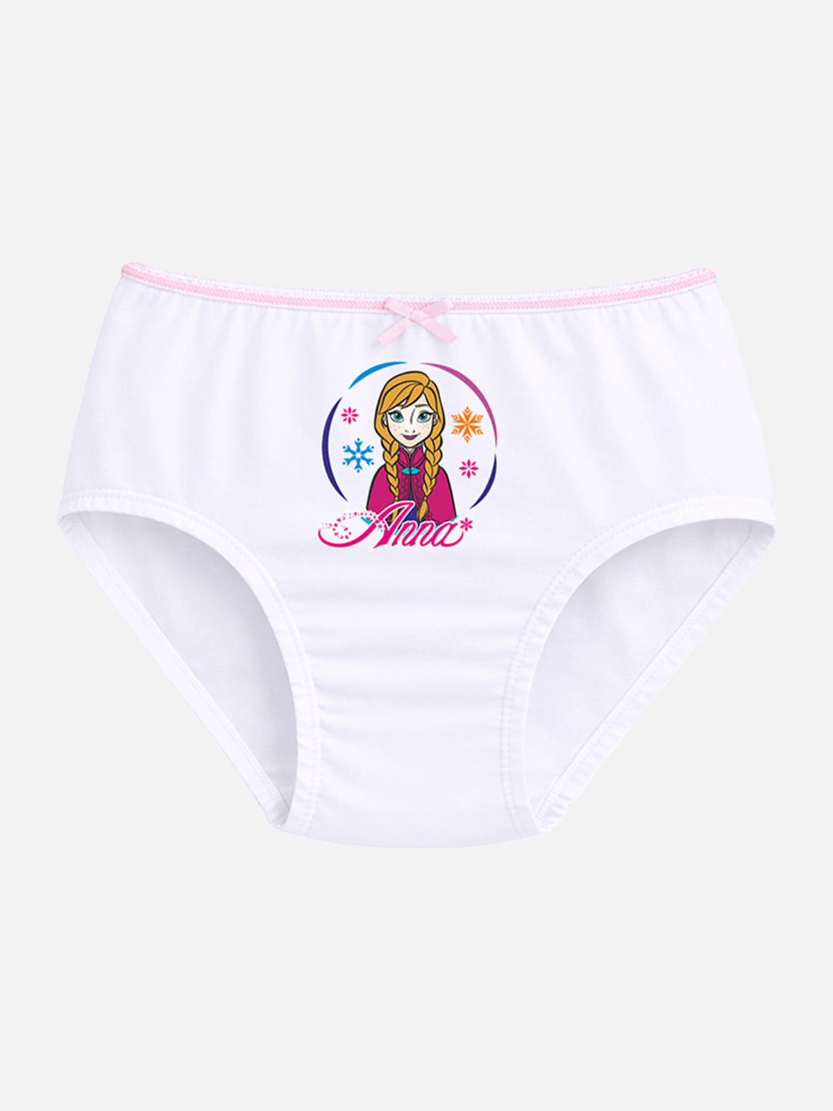 Girls Princess Printed Innerwear Panty 100% Cotton Soft Skin Friendly for Everyday Comfort - Pack of 5