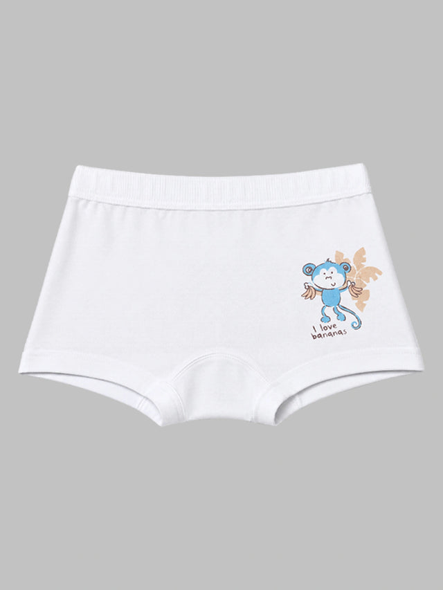 Baby Boys Single Jersey Trunk with Inner Elastic Waistband for Comfortable Innerwear Essentials - Pack of 6