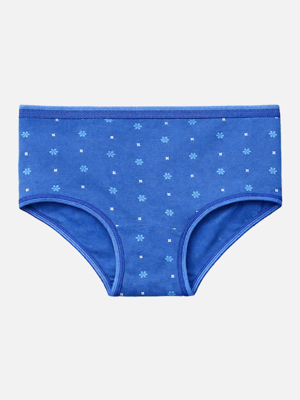 Baby Girls 100% Cotton Panties with Top Elastic Band, Breathable Innerwear Comfort and Tagless Feel - Pack of 6