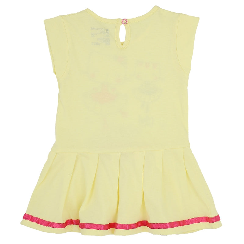 Bodycare Girls Cotton Half Sleeves Round Neck Frock