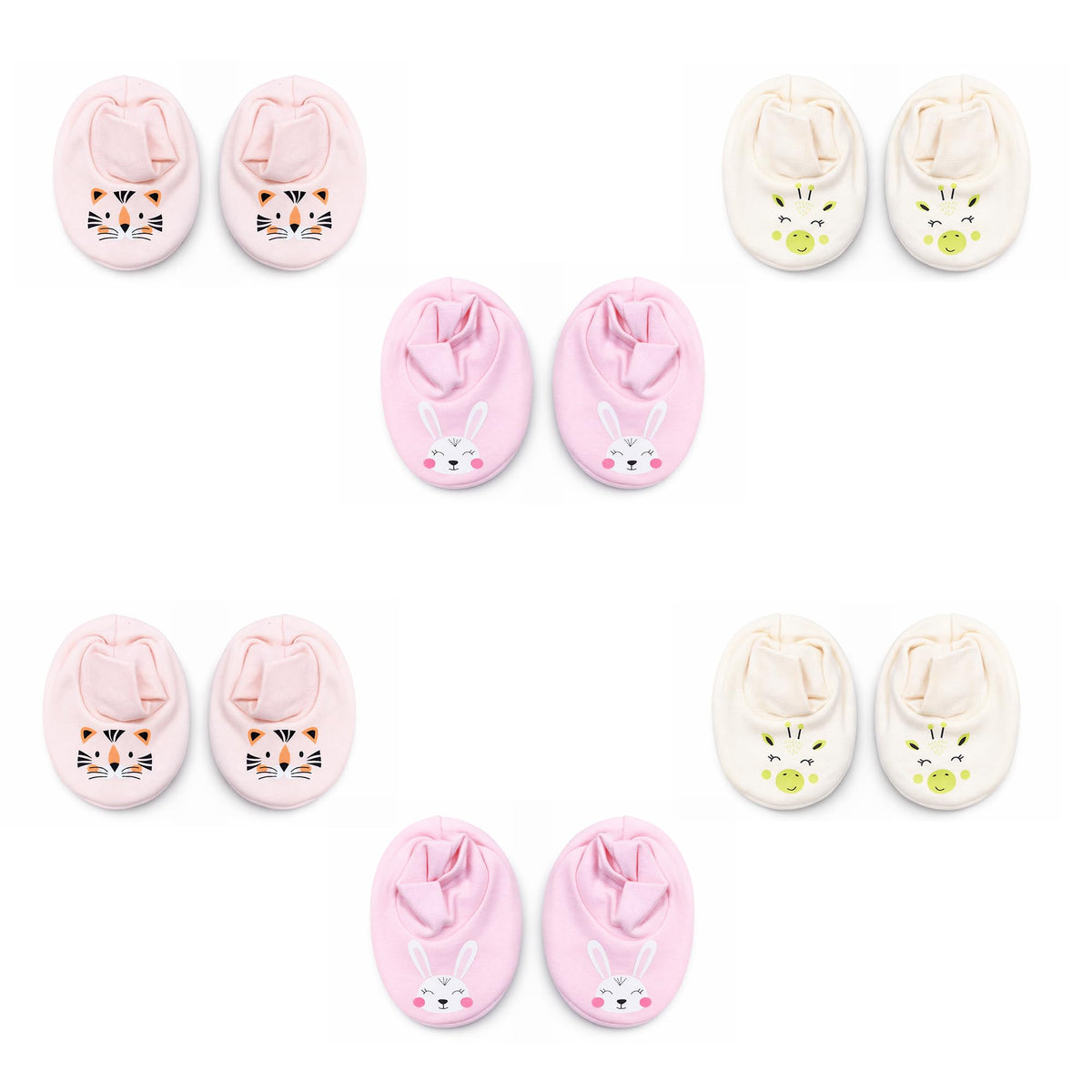 Unisex Booties Pack of 6 - Color15 - F