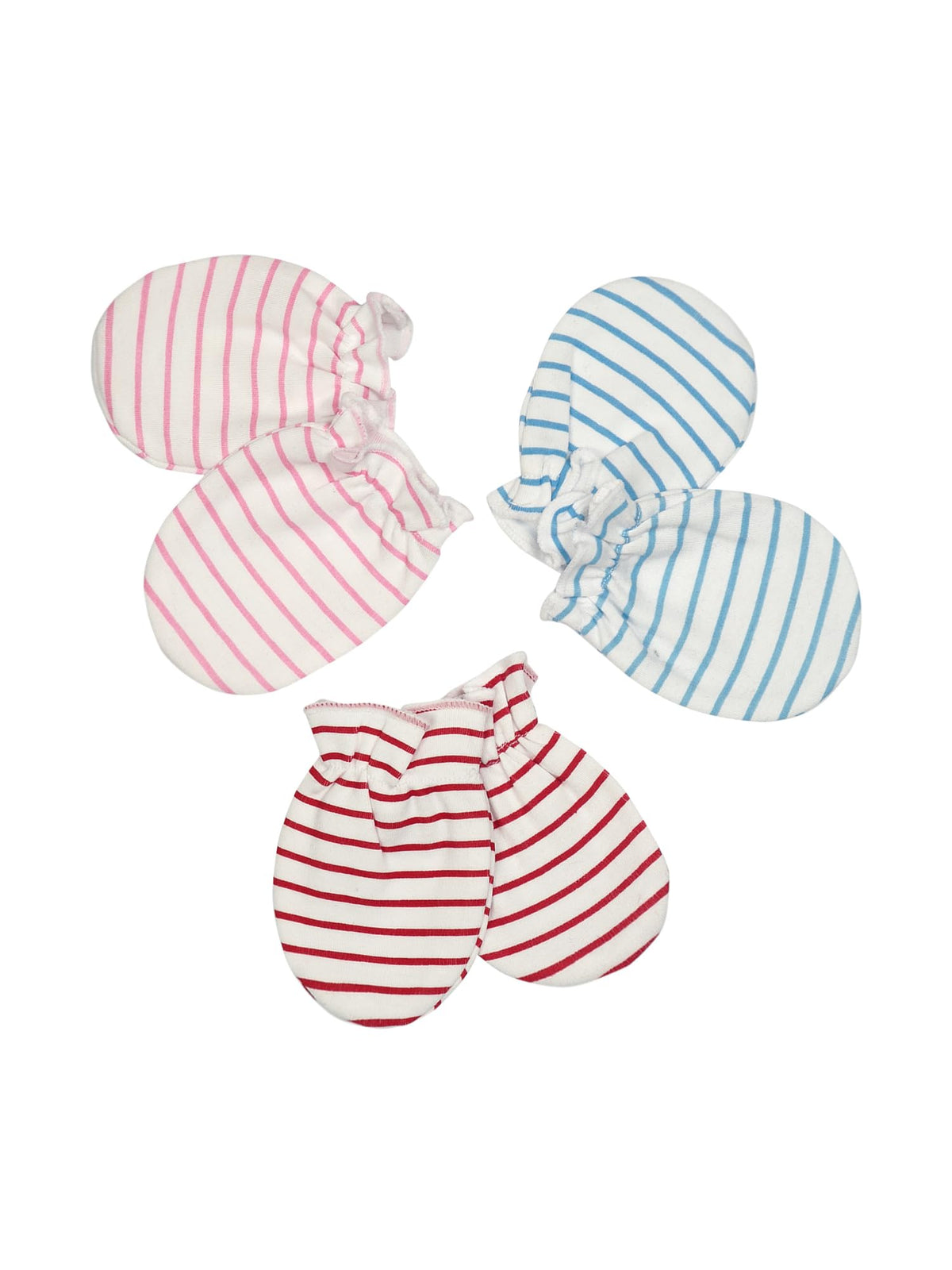 Baby Mittens Pack of 6 - Off White - F