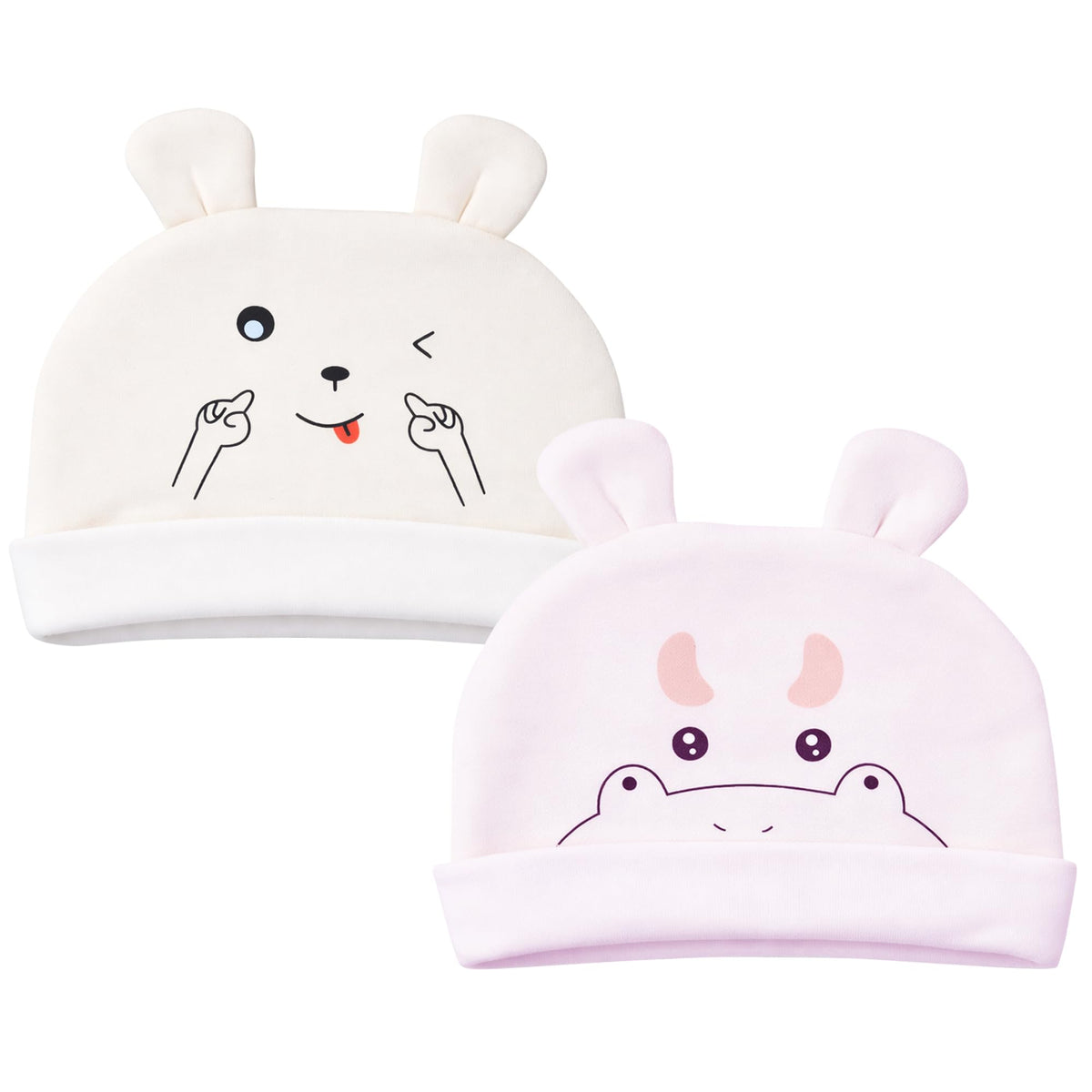 Baby Cap Pack of 2 - Color3 - F