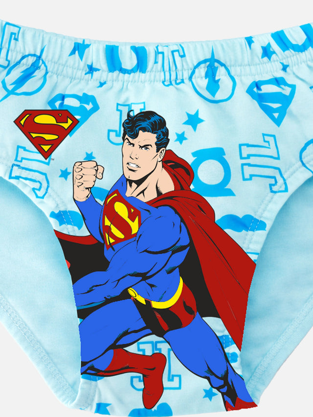 Boys 100% Cotton Brief with Inner Elastic for Everyday Innerwear Comfort and Wardrobe Use - Pack of 3