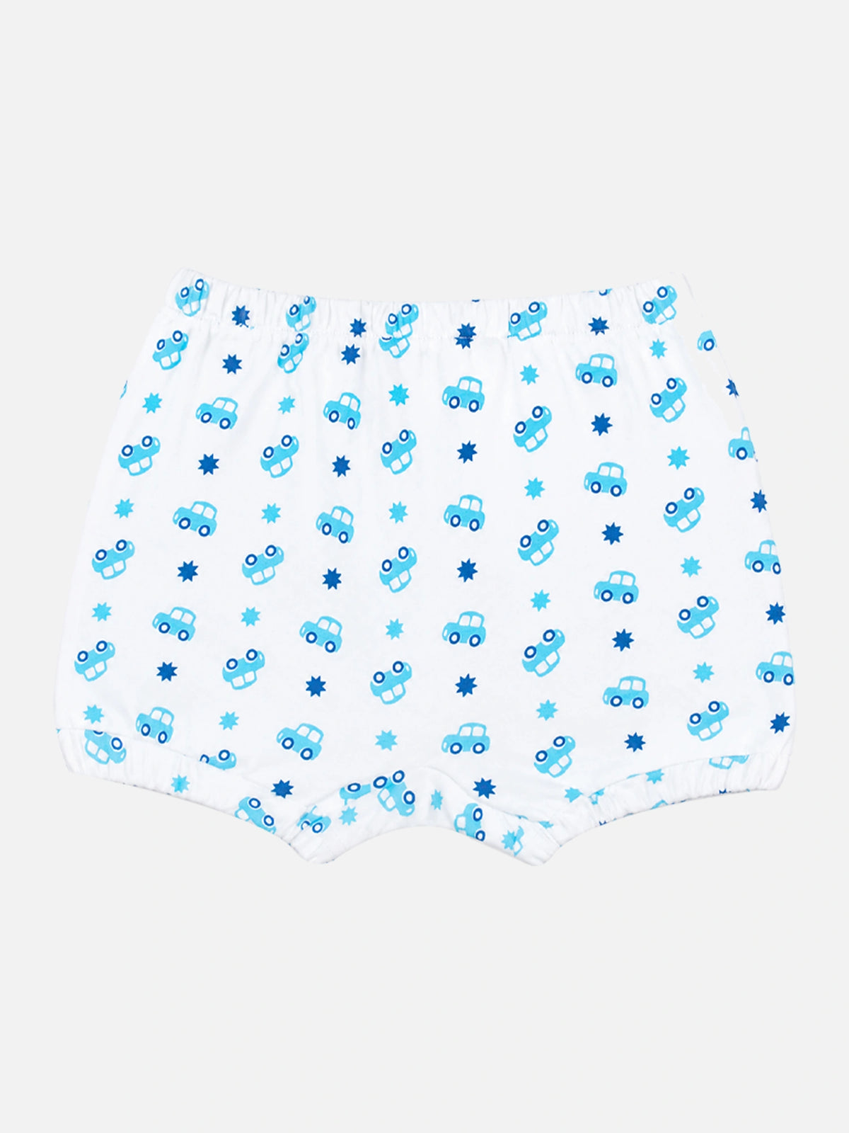 Baby Boys 100% Cotton Trunk with Inner Elastic for Everyday Innerwear Comfort and Regular Use - Pack of 3