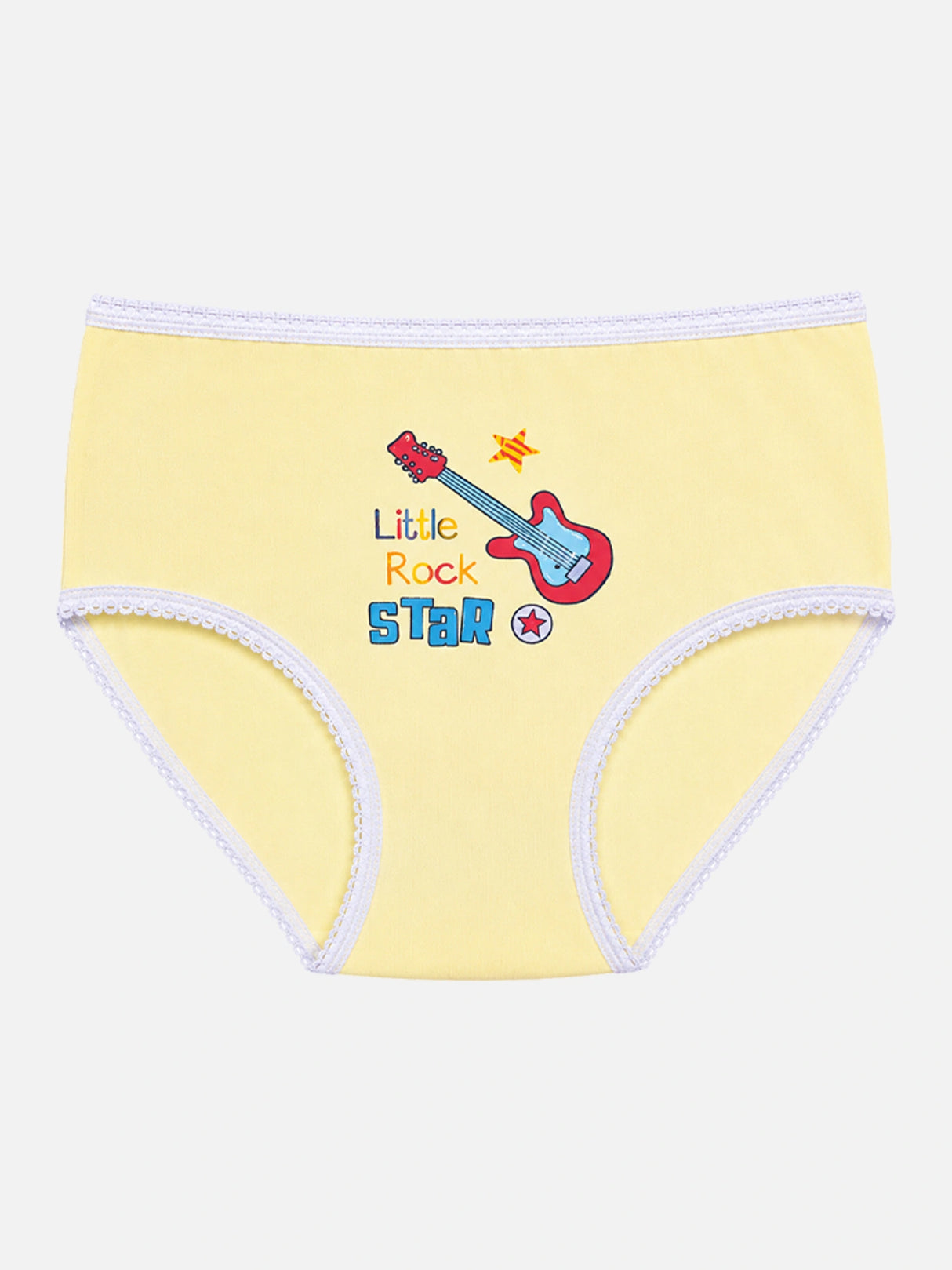 Girls Innerwear Panty with Top Elastic for Comfortable Everyday Fit, Easy Support and Wardrobe Essentials - Pack of 3